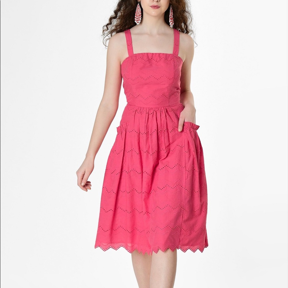 NWOT Eshakti Broderie Anglaise Cotton Sundress